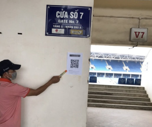 Người vào sân Mỹ Đình xem trận Việt Nam - Nhật Bản cần cài app để quét mã QR