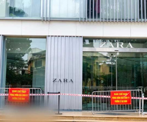 Hà Nội: Một khách hàng là F0, tạm phong tỏa cửa hàng Zara tại Vincom Bà Triệu