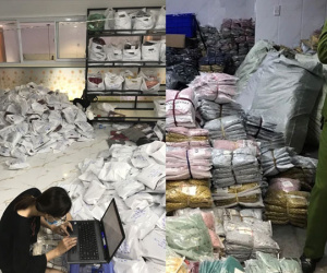 Tạm giữ 1,5 tấn quần áo nghi nhập lậu của 'hot girl' chuyên livestream bán hàng trên Facebook