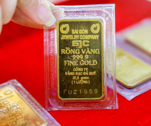 Vàng trong nước tăng mạnh, vượt 62,1 triệu đồng/lượng