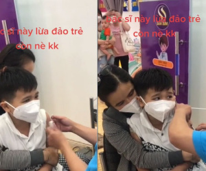 Clip 7 triệu view gây tranh cãi, cậu bé xưng 'tao' với nhân viên y tế ở điểm tiêm vắc xin: 'Tao biết mà, chích dô rồi, con người lừa đảo'