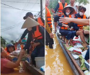 Ca sĩ Thủy Tiên trao từ thiện ở Quảng Trị: Nhiều người được hỗ trợ, nhưng chưa được thống kê