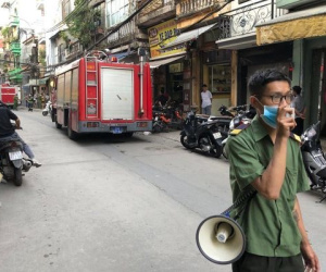 Điều tra nghi án phóng hỏa nhà hàng xóm ở Hà Nội