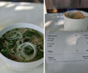 Người Hà Nội than trời khi ăn tô Phở 85k ở Sài Gòn: 'Đất Sài Gòn ăn Phở khổ quá'!