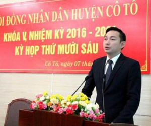 Xem xét khai trừ Đảng đối với Bí thư kiêm Chủ tịch huyện Cô Tô