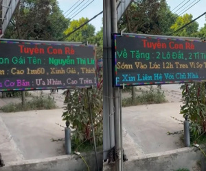 Hải Phòng là không lòng vòng: Bố vợ treo bảng LED tuyển con rể cao trên m65, không nhậu nhẹt, hứa cho 2 lô đất, tiền tỷ và 5 cây vàng