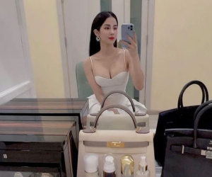 Hậu lùm xùm ly hôn, Diệp Lâm Anh khoe nhan sắc thăng hạng, 'đôi gò bồng đảo' chiếm trọn spotlight