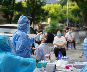 F0 tới chợ Đồng Xuân, Hà Nội thông báo khẩn tìm người