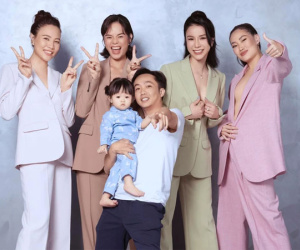 Đàm Thu Trang chia sẻ bộ ảnh 'hội chị em' nhưng sự xuất hiện của Cường Đô La mới 'chiếm spotlight'