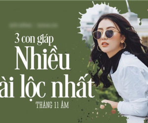 Sang tháng 11 âm, có 3 con giáp có đường tài lộc siêu vượng: Ví tiền lúc nào cũng rủng rỉnh, sức khỏe dồi dào