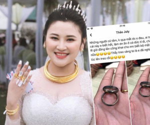 Ngày cưới được trao vàng trĩu cả người, cô dâu tái mặt khi phát hiện sự thật hóa ra 'bạn tốt' chỉ giá trị bằng...đồ mĩ ký