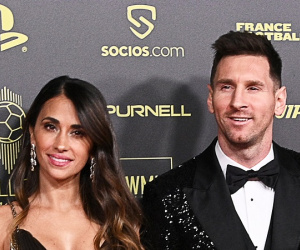 Bà xã Antonella bị ban tổ chức Quả bóng Vàng cư xử thô lỗ, Messi ra tay bảo vệ