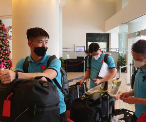 ĐT Việt Nam đã có mặt tại Singapore, chính thức bước vào hành trình AFF Cup 2020