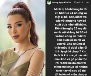 Mẹ đẻ báo công an tới giải cứu siêu mẫu Khả Trang sau 2 ngày bị giam lỏng, bạo hành dã man