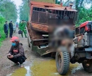 Đang chạy trên đường, xe công nông bất ngờ bị gãy trục đè tử vong nam thanh niên