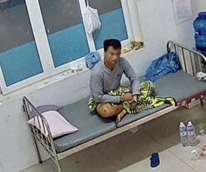 F0 đạp cửa trốn khỏi bệnh viện dã chiến khai từng nuốt lưỡi dao và cây đinh trong bụng