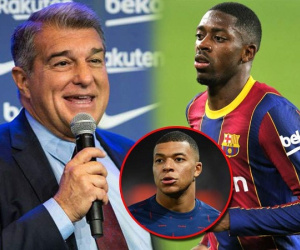 Chủ tịch Barca: 'Dembele hay hơn Mbappe nhiều'