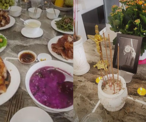 Việt Hương làm giỗ đầu cho cố danh hài Chí Tài: Làm toàn món ăn đàn anh thích, ông xã Hoài Phương đàn hát 'Nhỏ ơi'