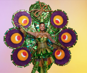 Kim Duyên đứng đầu bình chọn trang phục truyền thống đẹp nhất tại Bán kết Miss Universe