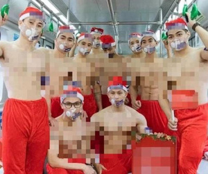 Thanh tra Sở Văn hóa vào cuộc xử lý nhóm người cởi trần trên tàu Cát Linh-Hà Đông