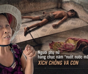 Người phụ nữ 'nuốt nước mắt' hàng chục năm xích chồng và con