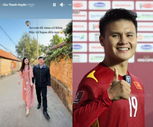 Bạn gái khoe 'con dê' tặng quà bố, netizens réo Quang Hải
