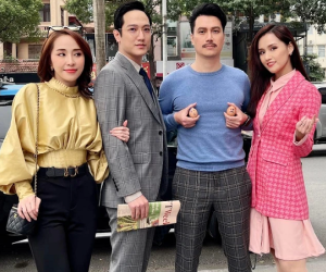 Hậu trường 'Về chung một nhà': Quỳnh Nga tay trong tay với Chí Nhân, Việt Anh hóa 'cá con' bên 'vợ'
