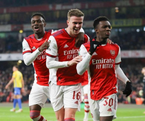 Nketiah lập hat-trick, Arsenal nhẹ nhàng vào bán kết Cúp Liên đoàn Anh