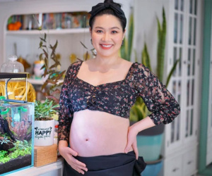 Được khán giả chúc mừng vì tưởng Lê Khánh vừa hạ sinh, nữ diễn viên liền đính chính