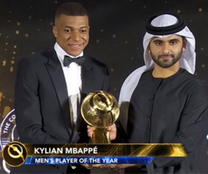 Vượt Ronaldo và Messi, Mbappe giành Globe Soccer Awards 2021