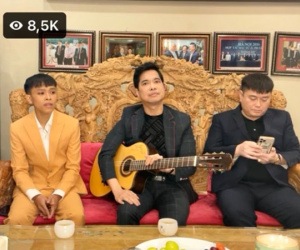 Sau ồn ào, Hồ Văn Cường hội ngộ cùng danh ca Ngọc Sơn và Bầu Thụy trong liveshow tại gia