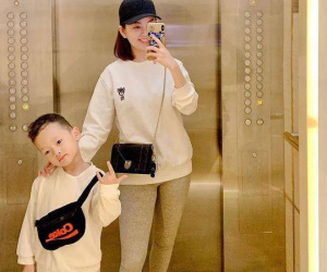 Con trai Ly Kute và tình cũ Mạc Hồng Quân càng lớn càng khéo