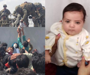 Số phận bé trai Afghanistan được nâng qua hàng rào thép gai tại sân bay Kabul hiện giờ ra sao
