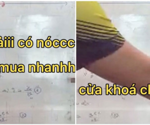 Đang dạy thì bút hết mực, thầy giáo 'sai nóc nhà' đi mua hộ, cái kết khiến học sinh cười ra nước mắt