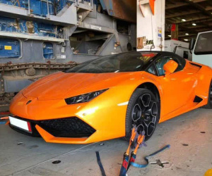 Hải quan Đà Nẵng tìm người 'bỏ quên' Lamborghini Huracan LP610-4 Spyder giá trị không dưới 10 tỷ đồng tại cảng Tiên Sa