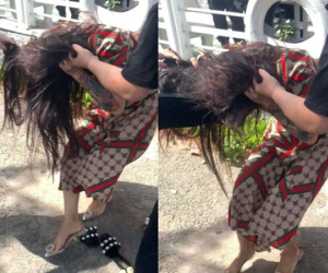 Màn đánh ghen bạo lực khiến dân tình 'sởn gai ốc': Tiểu tam ngang nhiên thách thức chính thất nên ăn ngay cú sút thẳng mặt
