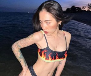 Du Uyên tung ảnh bikini nóng bỏng, hình xăm liên quan đến Đạt G đã biến mất