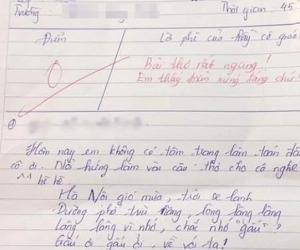 Nổi hứng làm thơ trong giờ Toán, nam sinh bị chấm 0 điểm kèm nhận xét quá phũ phàng được dân mạng đồng tình