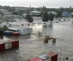 Sóng thần lan tới Nhật Bản sau núi lửa phun ở Tonga