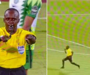 Trọng tài bất ngờ diễn hề tại AFCON 2021