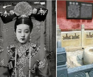 Trân Phi bị Từ Hi Thái hậu ném xuống giếng. Miệng giếng rất nhỏ, làm thế nào Trân Phi có thể bị ném xuống?