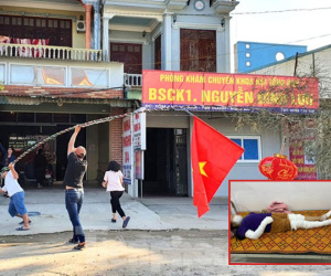 Dựng cây nêu Tết vướng đường điện cao thế, 3 người bị điện giật bỏng nặng