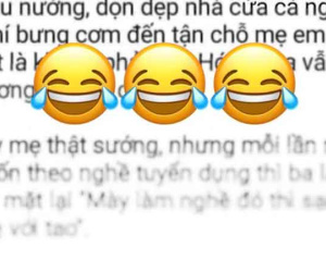 Con trai tả công việc của mẹ đi làm như đi chơi, 'bóc phốt' không thiếu thứ gì nhưng câu cuối mới khiến dân tình cười muốn xỉu