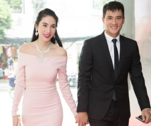 Thủy Tiên và Công Vinh lộ diện giữa lùm xùm bị hàng xóm khởi kiện