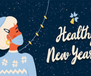 Vui chơi ngày Tết nhưng không quên phòng dịch