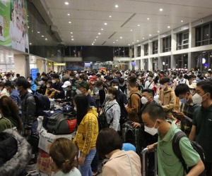 Tân Sơn Nhất đón lượng khách kỷ lục từ cao điểm Tết Nhâm Dần 2022