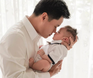 Ngoại hình bụ bẫm của quý tử 5 tháng tuổi nhà Phan Thành - Primmy Trương: Đôi má trắng hồng phúng phính