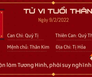 Tử vi thứ 4 ngày 09/02/2022 của 12 con giáp: Sửu buôn bán thuận lợi, Hợi chịu nhiều áp lực