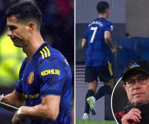 Ronaldo hành động không đẹp trong trận hòa Burnley, chạm mốc tệ nhất sau 12 năm