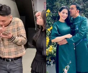 Lễ tình nhân của sao Việt: MC Quyền Linh tặng vợ nguyên cây mai, Khắc Việt bị bà xã tát vì không có quà